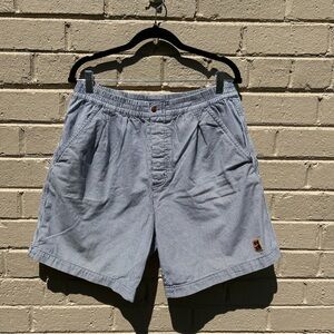 Vintage 90s Nike Pinstripe Blue & White Striped Tennis Court Shorts M